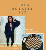 Black Royalty blouse