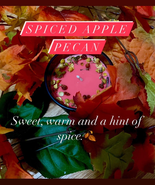 “Spiced Apple Pecan” Aroyaltherapy soy candle