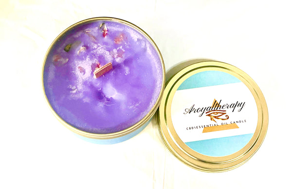 “Grounded” Aroyaltherapy soy candle 8 oz.